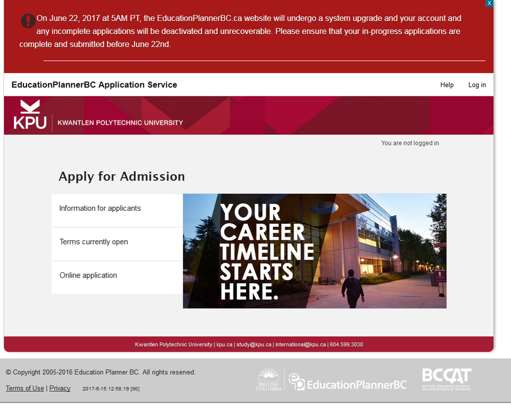 Apply to KPU ONE.KPU